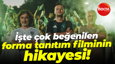 İşte Kocaelispor'un çok beğenilen forma tanıtım filminin hikayesi!