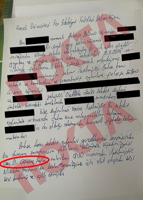 Üniversite öğrencileri arasında ölüm tehdidi iddiası! - Resim : 2