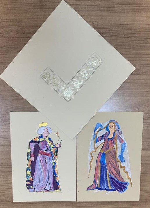 Atık kâğıtları sanata dönüştürüyorlar - Resim : 2