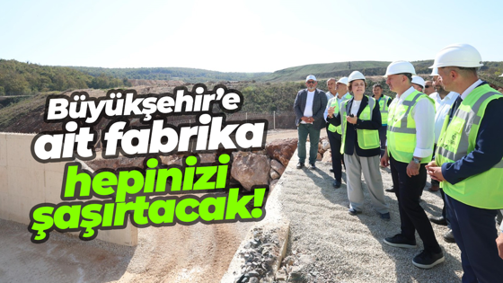 Kocaeli Büyükşehir’e ait fabrika hepinizi şaşırtacak! Üstelik Avrupa standartlarında
