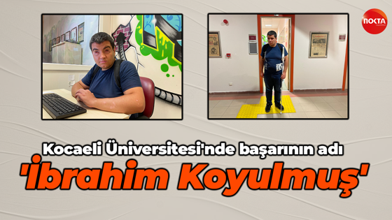Kocaeli Üniversitesi'nde başarının adı 'İbrahim Koyulmuş' oldu!