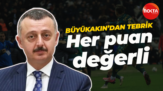 Tahir Büyükakın'dan Kocaelisporlu futbolculara tebrik: Her puan değerli