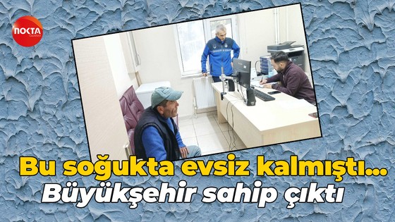 Kocaeli’de evsiz kalan vatandaşa Kocaeli Büyükşehir el uzattı!