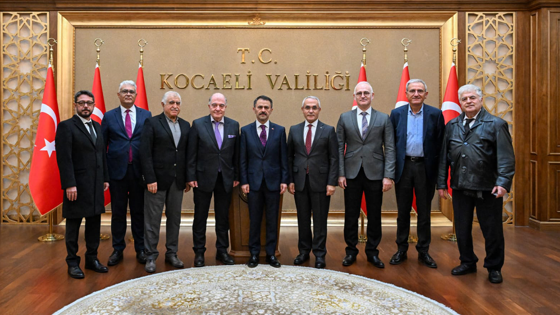 NEVBİAD Başkanı Tekin ve İş İnsanlarından Vali Aktaş’a Ziyaret