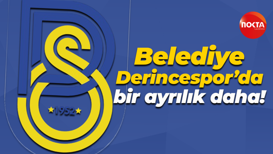 Belediye Derincespor’da bir ayrılık daha!