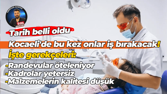 Kocaeli’de 14 Şubat’ta dişçiler iş bırakacak! Gerekçelerini Hüseyin Fahri Şen anlattı