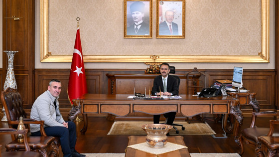 İlhami Aktaş, Efe Kartal Öztay’ın Babası Atakan Öztay’ı Ağırladı