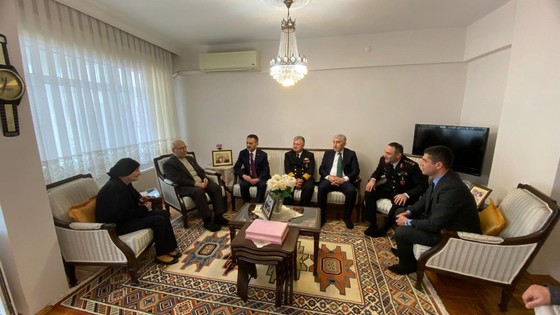 İlhami Aktaş, şehit ailesi ve gazimiz ile bayramlaştı