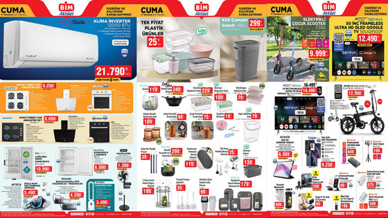 BİM 11 Temmuz Cuma Kahvaltı Seti, Televizyon, Klima Satışa Çıktı! BİM'de Bu Cuma Ankastre Set Geldi