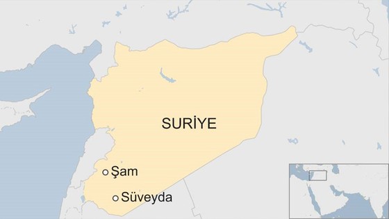 SÜVEYDA SURİYE HARİTA: Dürziler Süveyda Ne Demek? Süveyda Neresi?