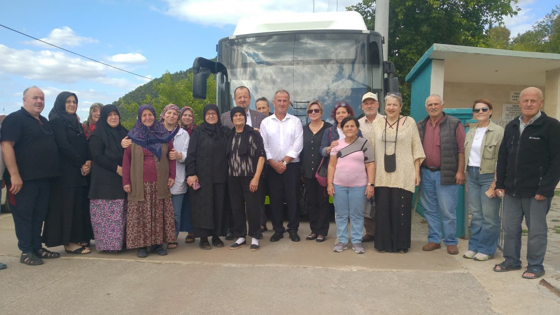 Gölcük'te çınarlarla fidanlar bir araya geldi!