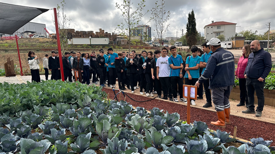 Ertuğrul Kurdoğlu Anadolu Lisesi öğrencilerinden Bahçem Çayırova ziyareti