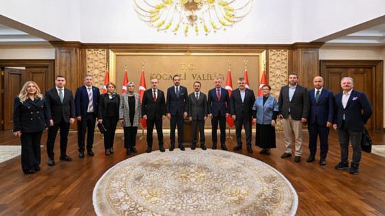 Kürtaş Zorlu, Vali İlhami Aktaş'ı ziyaret etti