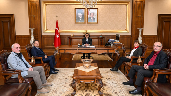 Salih Vedat Olguntürk’ten İlhami Aktaş’a ziyaret