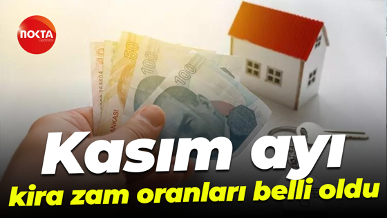 Kasım ayı kira zam oranları belli oldu
