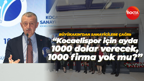 Tahir Büyükakın'dan çağrı: Kocaelispor için ayda 1000 dolar verecek, 1000 firma yok mu?