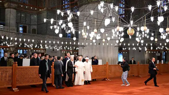 Papa 14. Leo ziyaretinde dikkat çeken ayrıntı