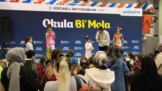 “Okula Bi’ Mola” etkinlikleri Karamürselli çocukları coşturdu