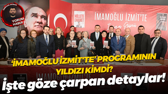 CHP İzmit’in düzenlediği İmamoğlu İzmit’te programının yıldızı kimdi? İşte göze çarpan detaylar