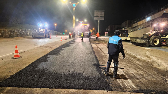 Kocaeli'de yoğun asfalt mesaisi