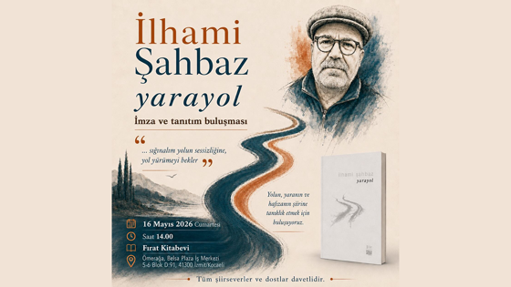 İlhami Şahbaz şiir kitabını imzalayacak! İşte adres