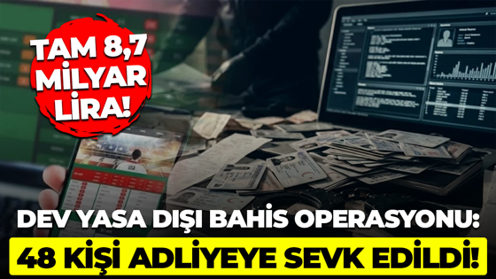 Kocaeli'de dev yasa dışı bahis operasyonu: 48 kişi adliyeye sevk edildi!