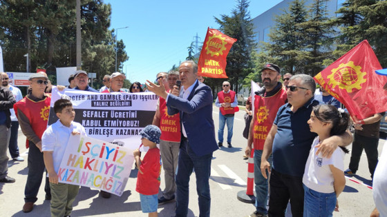 Emek Partisi, grevlerinin 19. gününde P&G işçilerini ziyaret etti