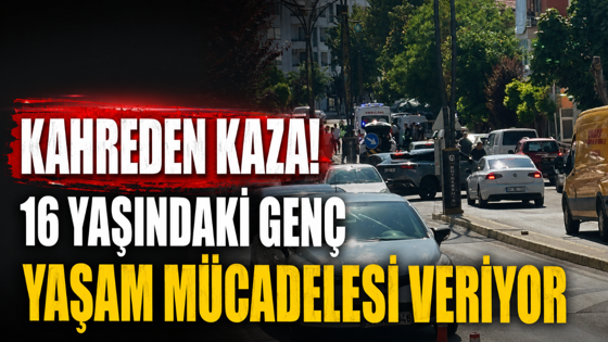 Kocaeli'de kahreden kaza! 16 yaşındaki genç yaşam mücadelesi veriyor