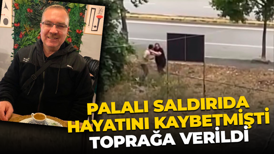 Gölcük'te yeğeninin palalı saldırısında ölen amca son yolculuğuna uğurlandı
