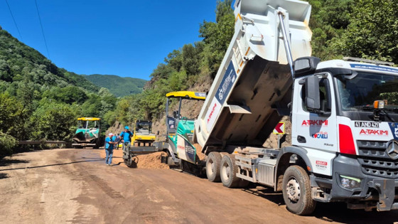 Yuvacık’ta altyapısı tamamlanan yollar yenileniyor