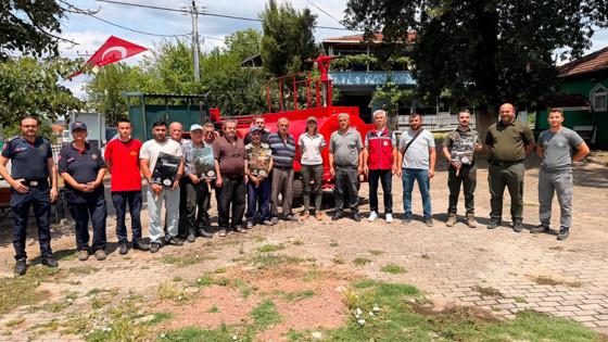 Kırsalda yangına karşı güçlü hazırlık