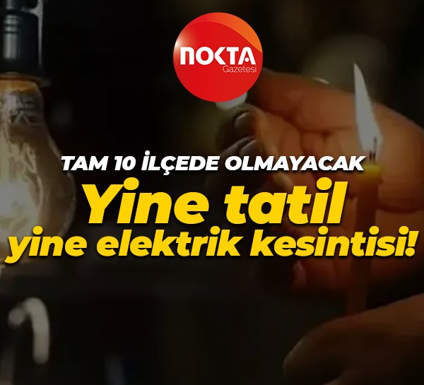Kocaeli’de şaşırtıcı bir şey yok! Yine 10 ilçede elektrik kesilecek