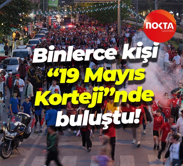 İzmit’te binlerce kişi “19 Mayıs Korteji”nde buluştu!