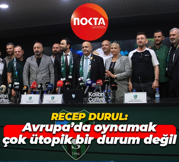 Recep Durul: Avrupa’da oynamak çok ütopik bir durum değil