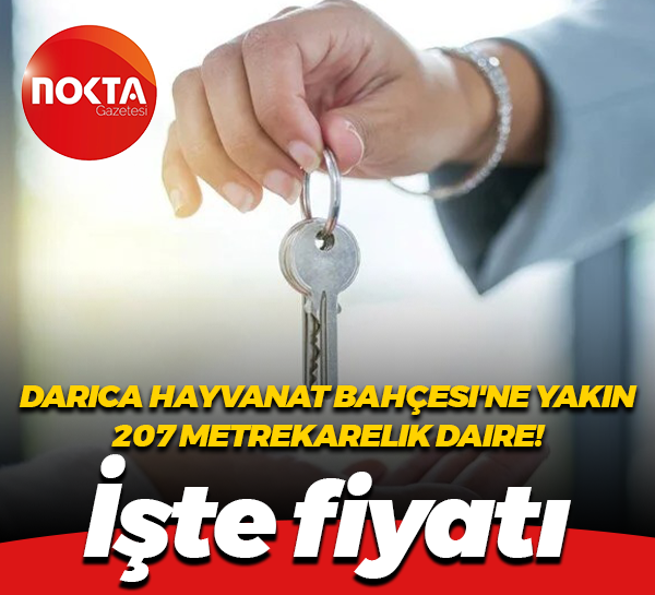 Darıca Hayvanat Bahçesi’ne yakın 207 metrekarelik daire icrada! İşte fiyatı