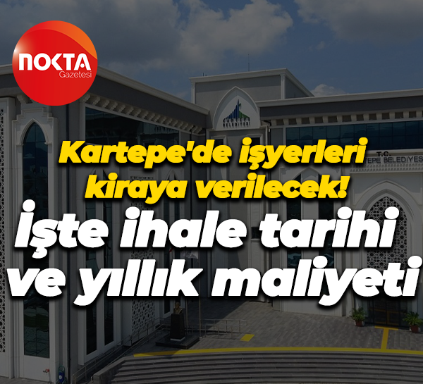 Kartepe Belediyesi işyerlerini kiraya verecek! İşte o işyerleri