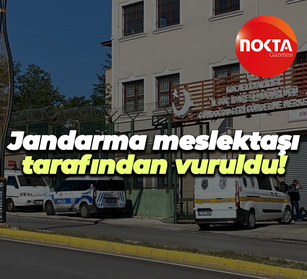Jandarma meslektaşı tarafından vuruldu!