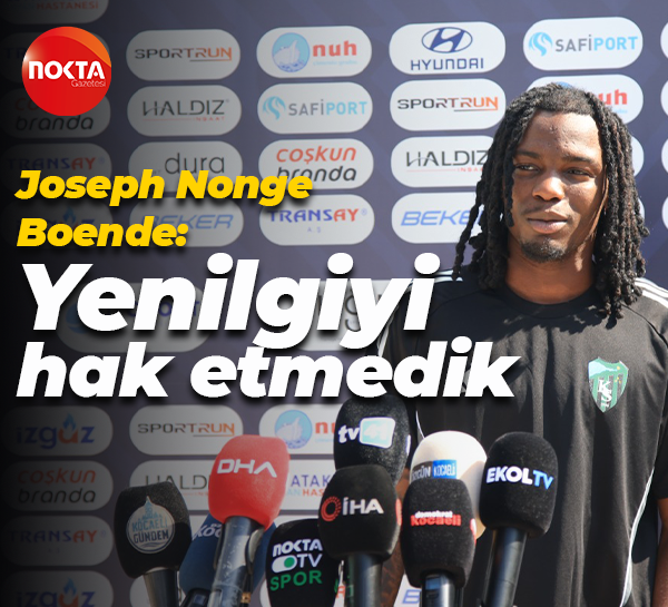 Joseph Nonge Boende: Yenilgiyi hak etmedik