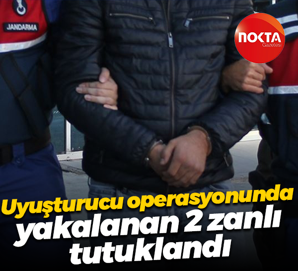 Uyuşturucu operasyonunda yakalanan 2 zanlı tutuklandı