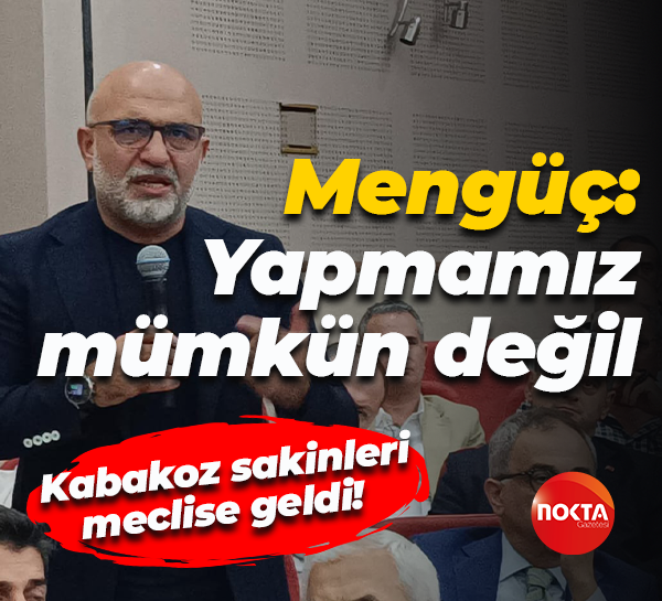 Kabakoz sakinleri meclise geldi! Gökmen Mengüç: Yapmamız mümkün değil