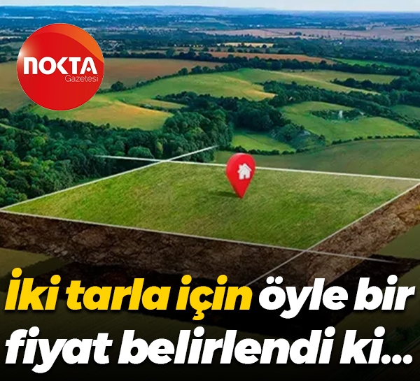 İki tarla için öyle bir fiyat belirlendi ki…