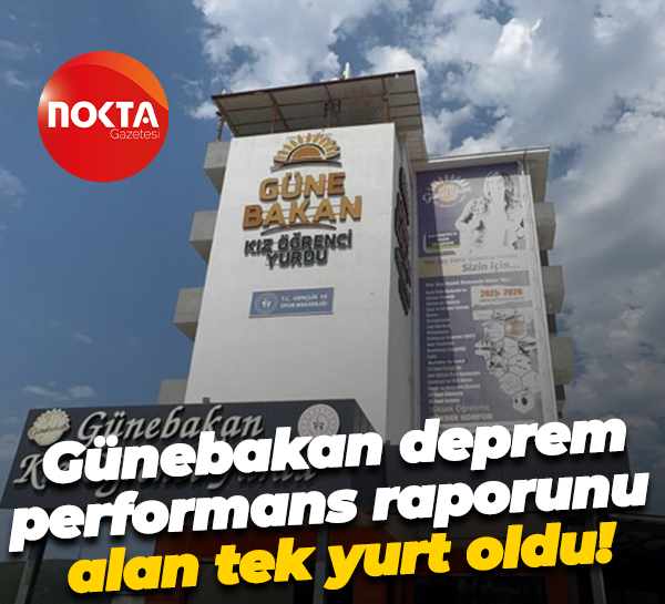 Günebakan Öğrenci Yurdu Kocaeli'de deprem performans raporunu alan tek yurt oldu!