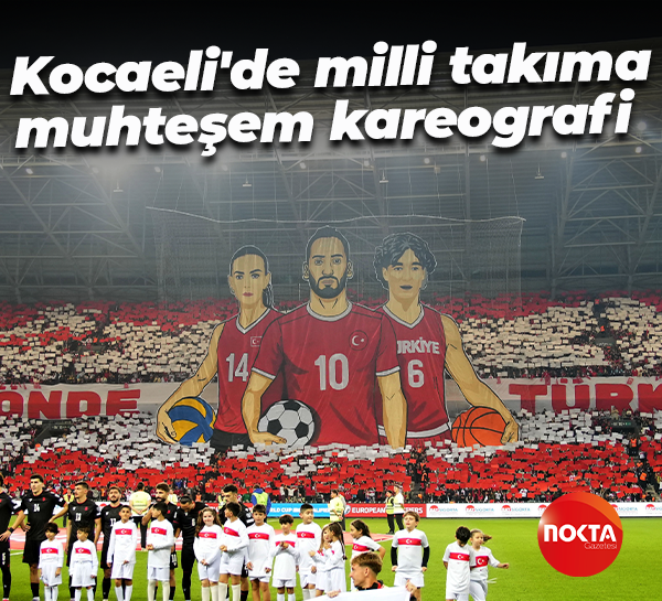 Kocaeli'de milli takıma muhteşem kareografi