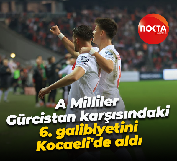 A Milliler Gürcistan karşısındaki 6. galibiyetini Kocaeli'de aldı