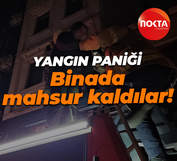 Beyoğlu'nda yangın paniği: Binada mahsur kaldılar