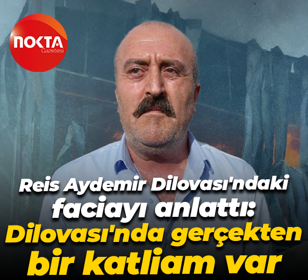 Reis Aydemir Dilovası'ndaki faciayı anlattı: Dilovası'nda gerçekten bir katliam var