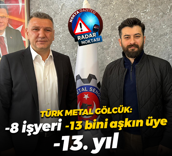 Türk Metal Gölcük Şube Başkanı Mehmet Şener’i ziyaret ettik