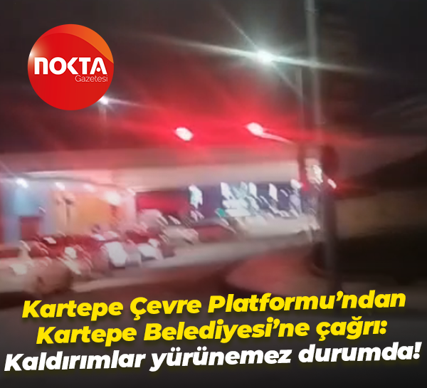 Kartepe Çevre Platformu’ndan Kartepe Belediyesi’ne çağrı: Kaldırımlar yürünemez durumda!