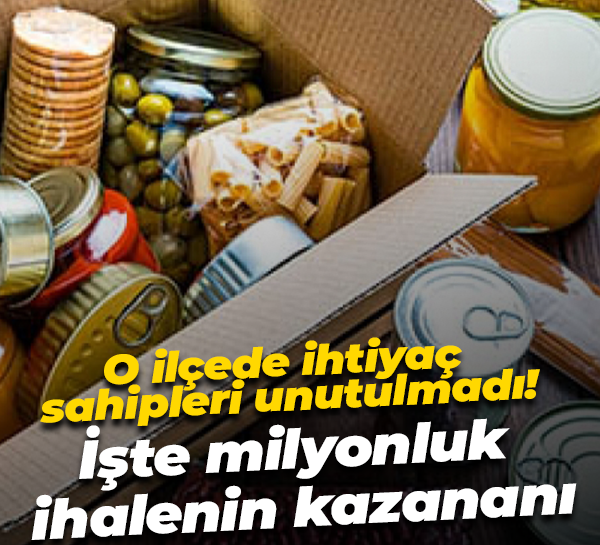 Çayırova Belediyesi ihtiyaç sahiplerine gıda dağıtacak! İşte milyonluk ihalenin kazananı