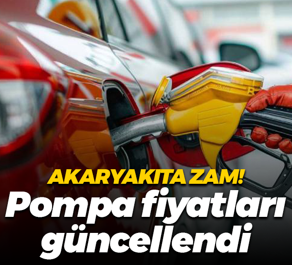 Akaryakıta zam! Pompa fiyatları güncellendi